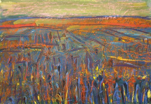 Flowering Field von Olga Brink, Malerei kaufen auf Singulart