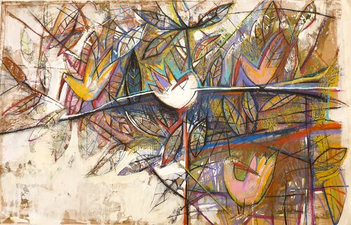 Birds van Olga Brink, Schilderij te koop op Singulart
