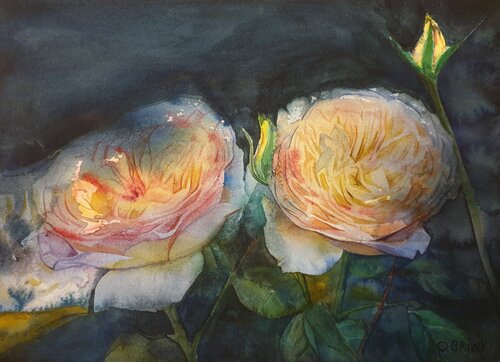 Sunset von Olga Brink, Malerei kaufen auf Singulart