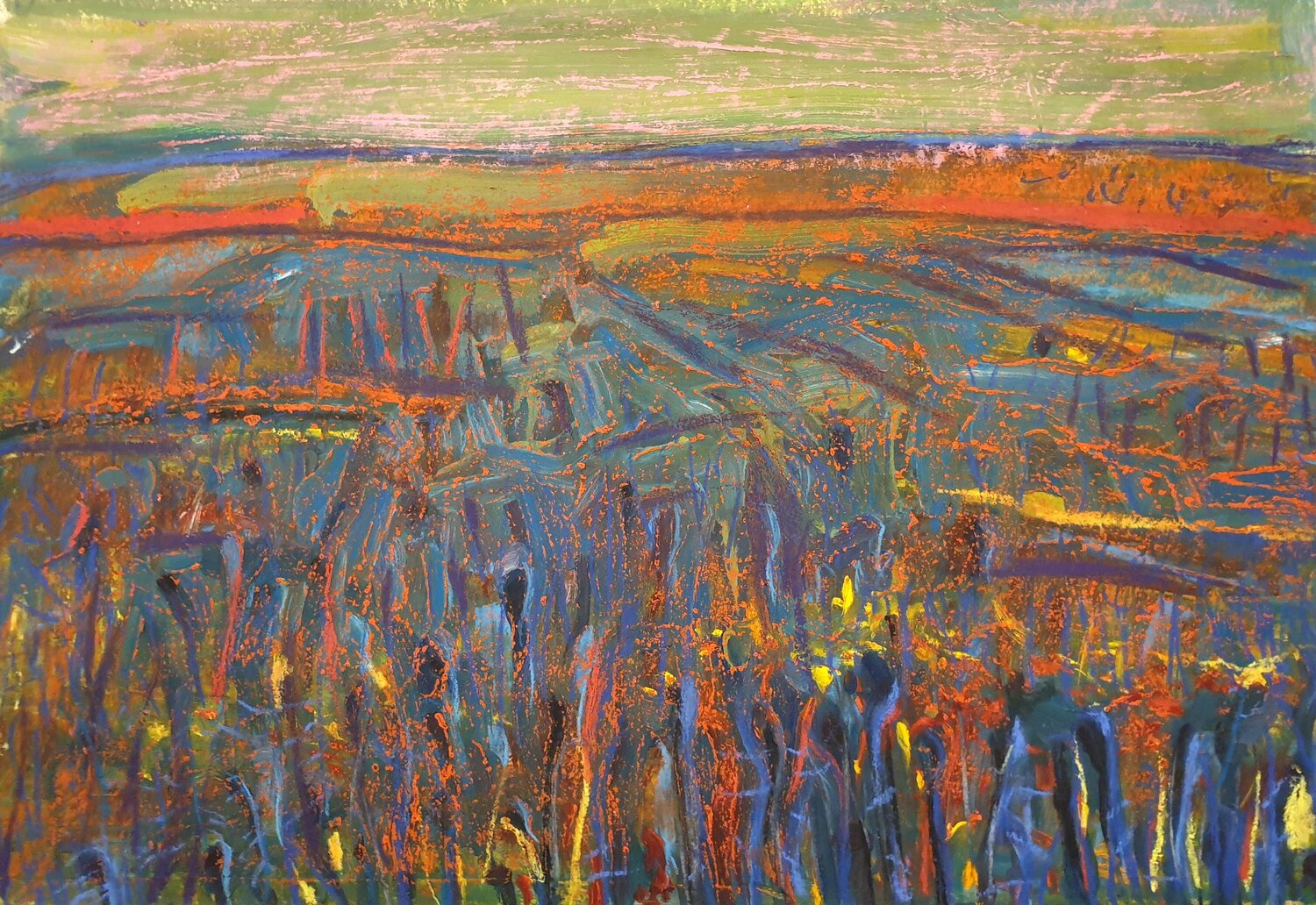 Flowering Field Olga Brink