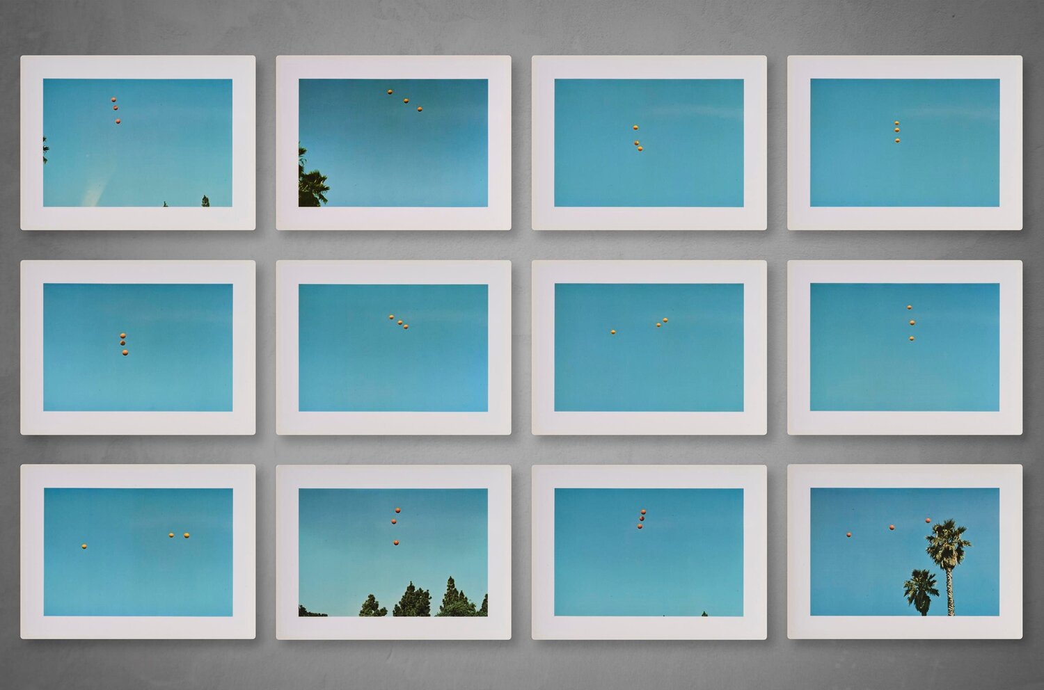 Throwing Three Balls in the Air to Get a Straight Line John Baldessari Druck zu verkaufen