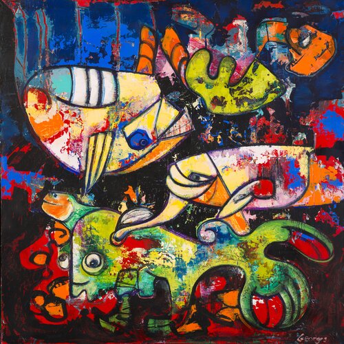 IN THE SOUP van Georges de Groot, Schilderij te koop op Singulart