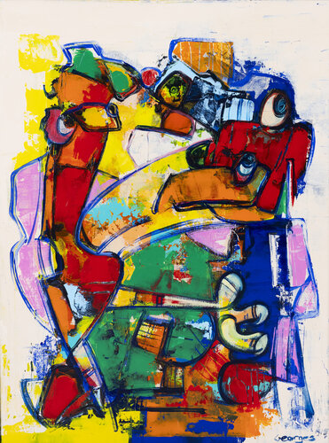 ABU-STROES van Georges de Groot, Schilderij te koop op Singulart