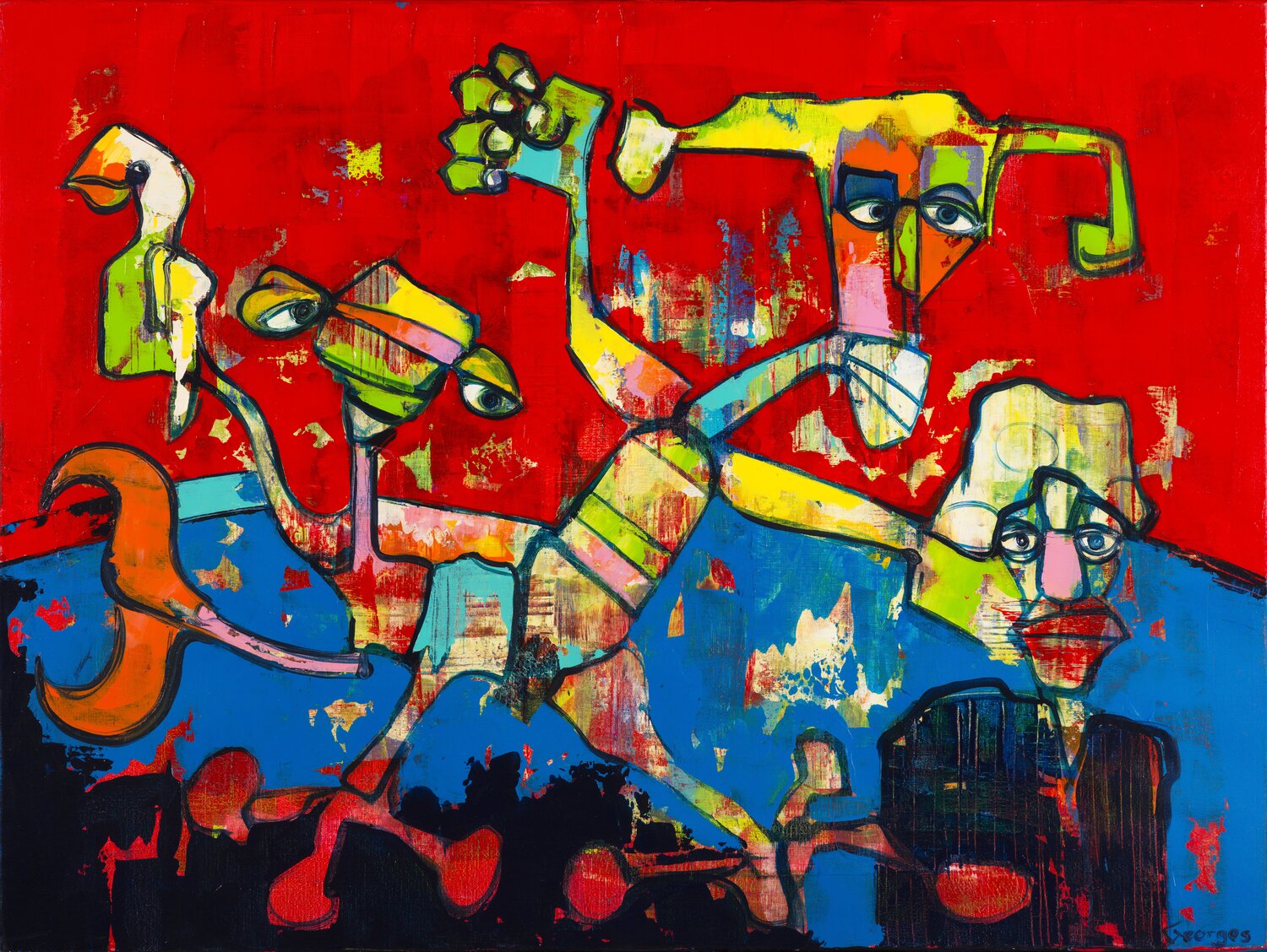 GIVE THAT MAN A BOOST Georges de Groot