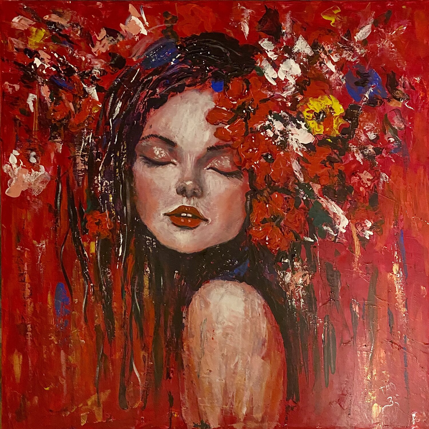 Lady in red Tanja Olsson