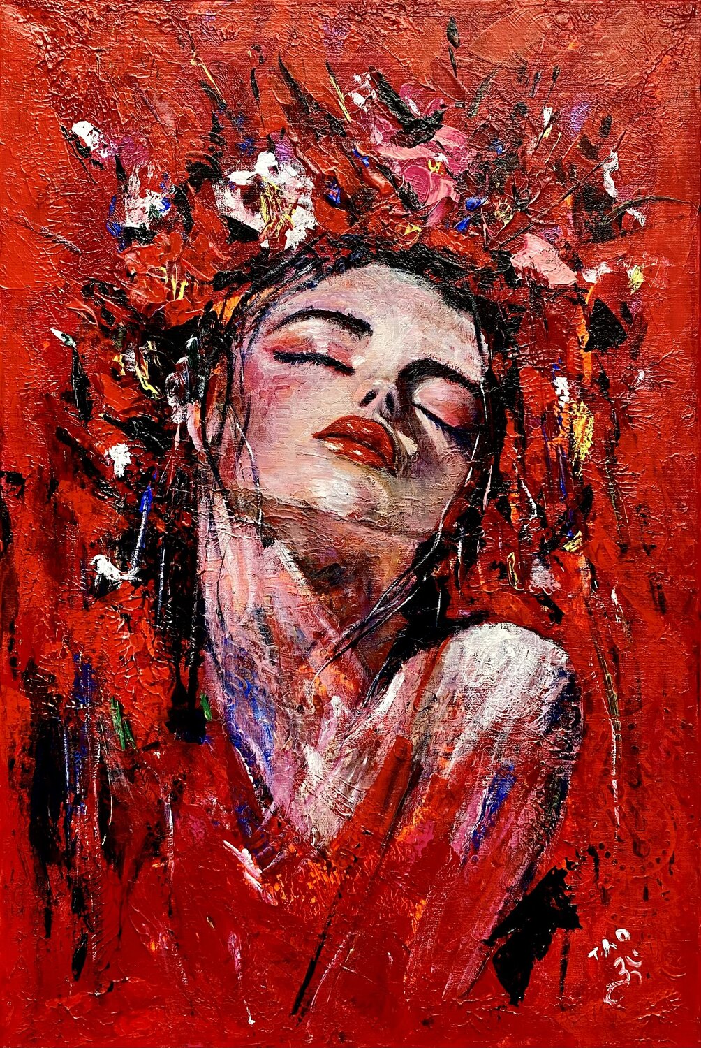 Lady in red VI Tanja Olsson