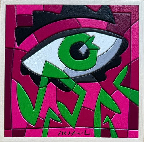 Sinestesia von Ugo Nespolo, Malerei kaufen auf Singulart