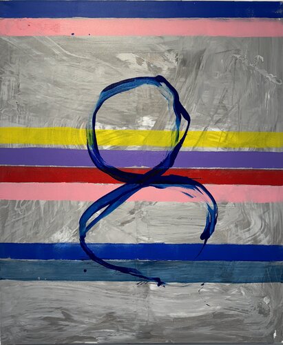 Strokes - nr. eight 2 van David Utzon, Schilderij te koop op Singulart