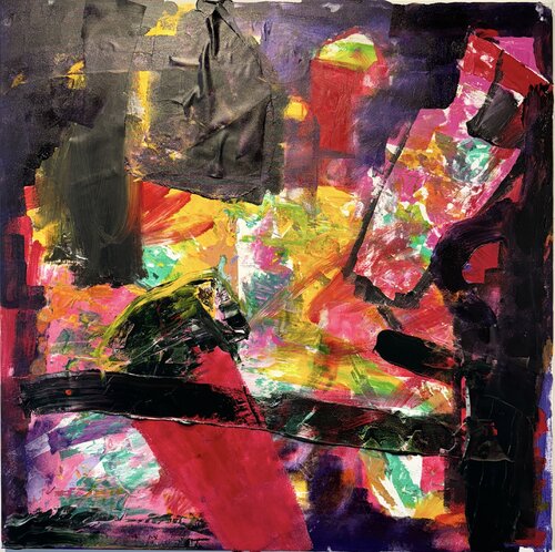 Abstract with strokes. 2 von David Utzon, Malerei kaufen auf Singulart