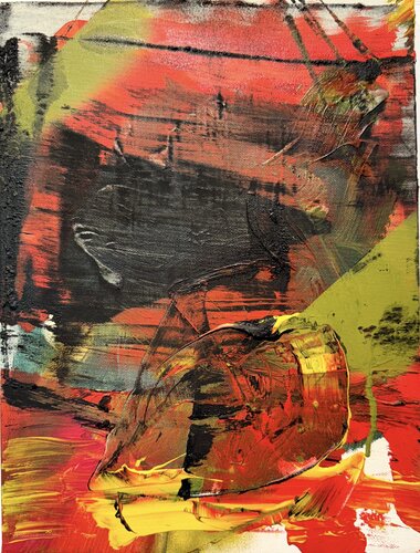 Abstract with spray van David Utzon, Schilderij te koop op Singulart