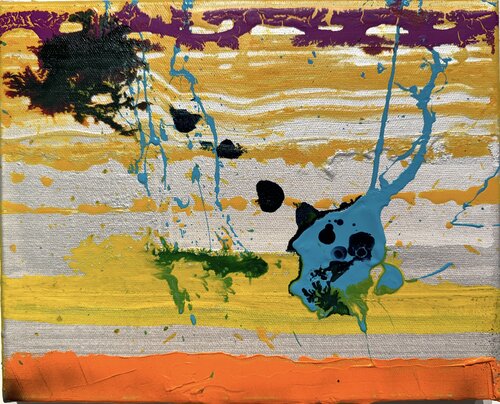 Untitled - on canvas - small. di David Utzon, Pittura in vendita su Singulart