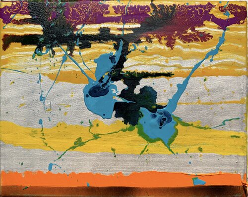 Untitled - on canvas - small. di David Utzon, Pittura in vendita su Singulart