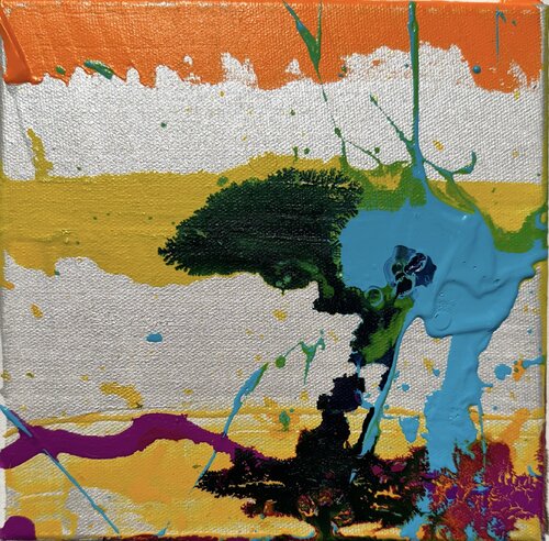 Untitled - on canvas - small. di David Utzon, Pittura in vendita su Singulart