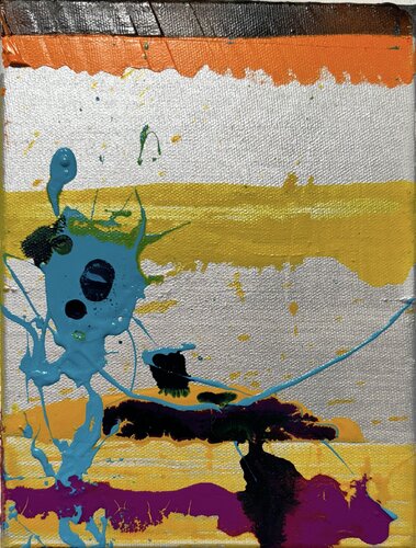 Untitled - on canvas - small. di David Utzon, Pittura in vendita su Singulart