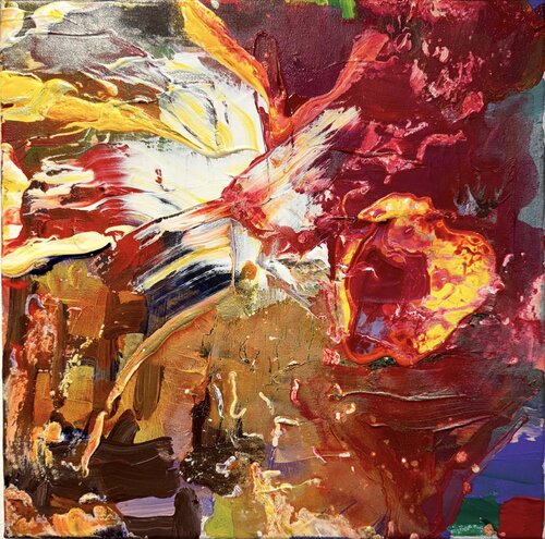 Untitled layers varied 1 van David Utzon, Schilderij te koop op Singulart