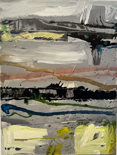 New strokes grey 1 von David Utzon, Malerei kaufen auf Singulart