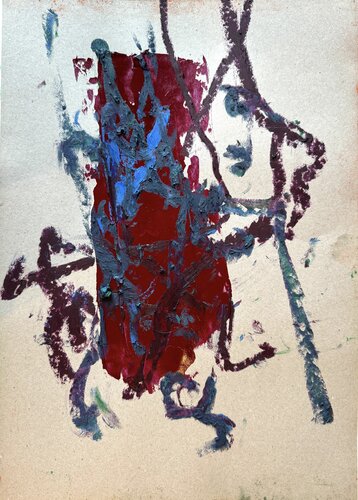 Calligrafy 8 by David Utzon, 油畫 for Sale on Singulart