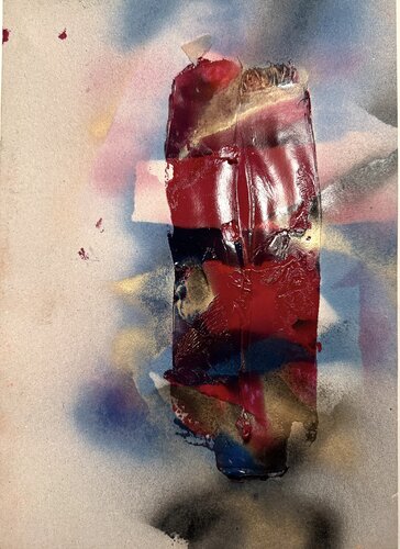 Calligrafy 12 by David Utzon, 油畫 for Sale on Singulart