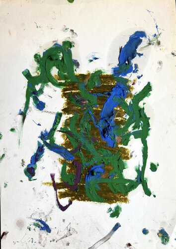 Calligrafi large 1 di David Utzon, Opera su carta in vendita su Singulart