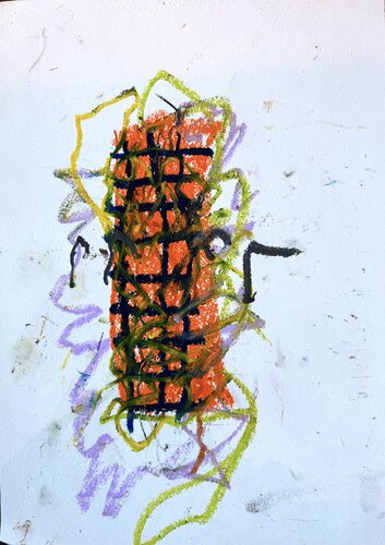 Calligrafi  slim 1 di David Utzon, Pittura in vendita su Singulart