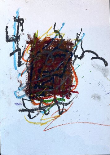 Calligrafi  slim 1 van David Utzon, Schilderij te koop op Singulart