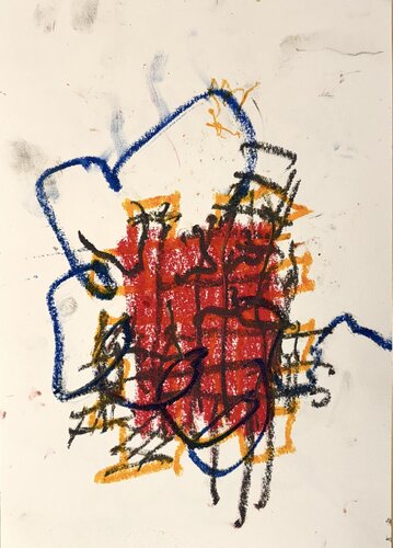 Calligrafi slim 3 di David Utzon, Pittura in vendita su Singulart