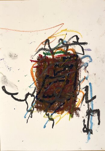 Calligrafi slim 5 by David Utzon, Painting for Sale on Singulart