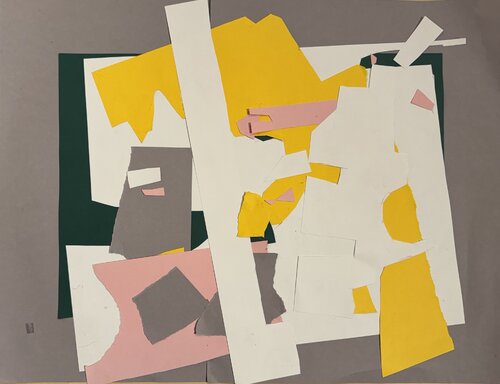 Collage large von David Utzon, Werk auf Papier kaufen auf Singulart