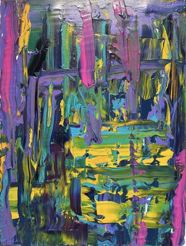 Strokes with acrylic 1 di David Utzon, Pittura in vendita su Singulart