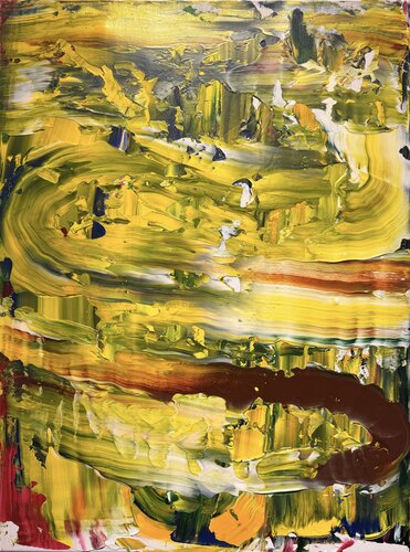 Strokes with acrylic 3 von David Utzon, Malerei kaufen auf Singulart