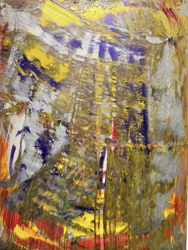 Strokes with acrylic 4 di David Utzon, Pittura in vendita su Singulart