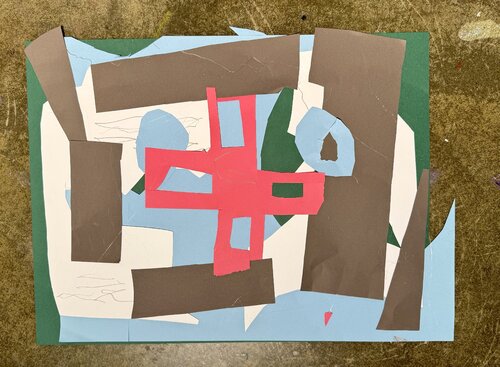 Collage 8 par David Utzon, Œuvre sur papier en vente sur Singulart