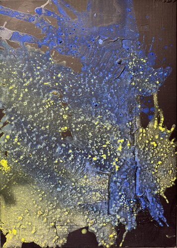 Reinvented strokes 3 di David Utzon, Pittura in vendita su Singulart