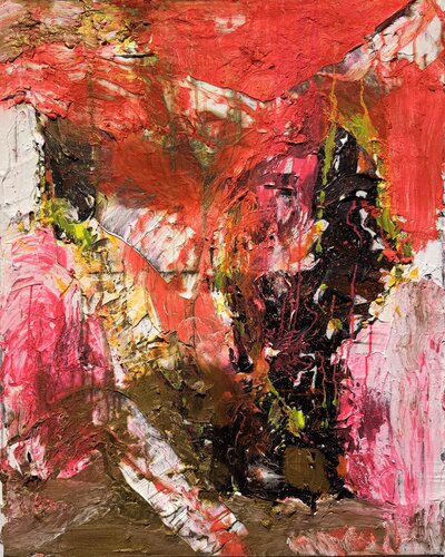 Pink Chaos di David Utzon, Pittura in vendita su Singulart
