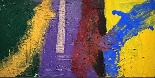 Pink line 1 von David Utzon, Malerei kaufen auf Singulart