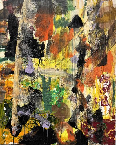 Old ones 2 di David Utzon, Pittura in vendita su Singulart