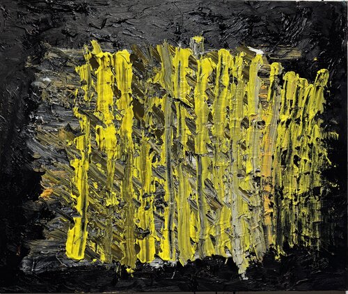 Yellow Stripes von David Utzon, Malerei kaufen auf Singulart
