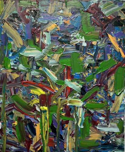 Green Stripes von David Utzon, Malerei kaufen auf Singulart