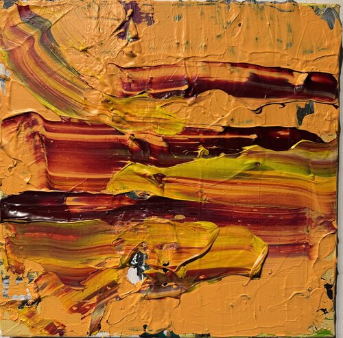 Orange stripes 1 von David Utzon, Malerei kaufen auf Singulart