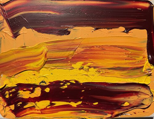 Orange stripes 2 von David Utzon, Malerei kaufen auf Singulart