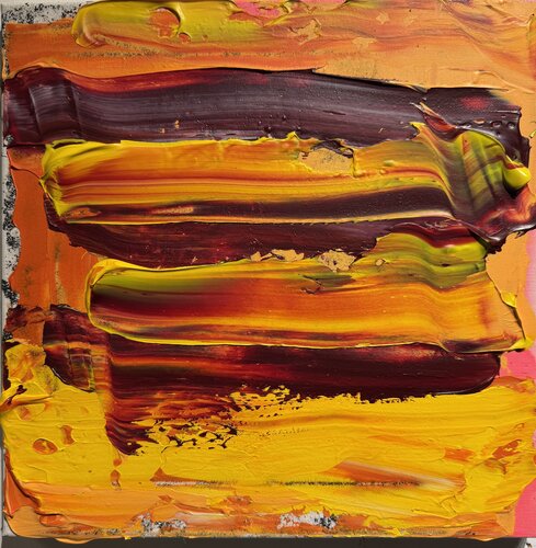 Orange stripes 4 von David Utzon, Malerei kaufen auf Singulart