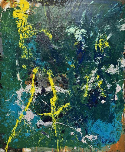 Silver explosion 2 di David Utzon, Pittura in vendita su Singulart