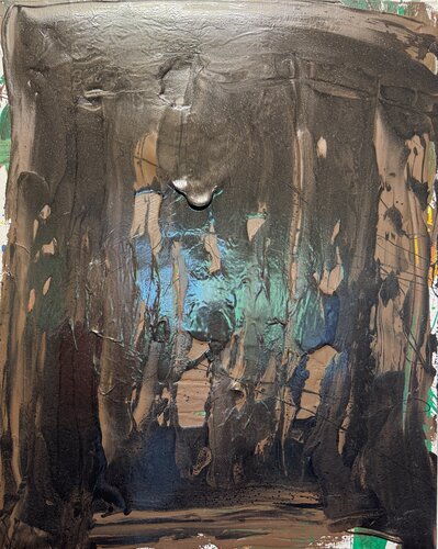 Metal darkness 1 di David Utzon, Pittura in vendita su Singulart