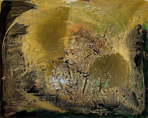 Pure gold 2 von David Utzon, Malerei kaufen auf Singulart