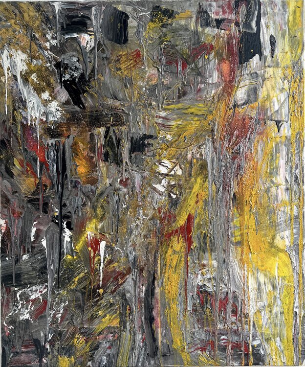 Pigment yellow and grey 2 David Utzon