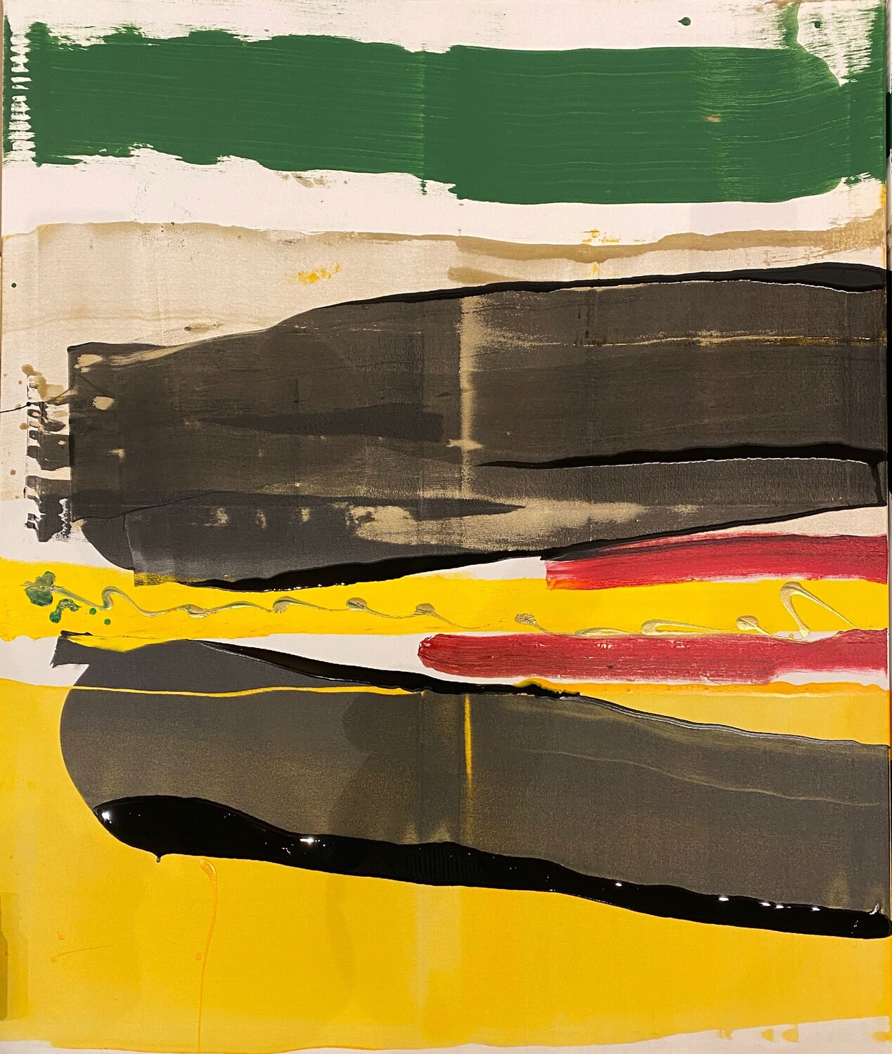 Strokes green, black, yellow, red. 1 David Utzon
