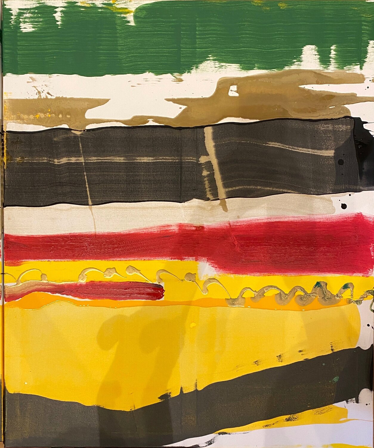 Strokes green, black, yellow, red. 3 David Utzon
