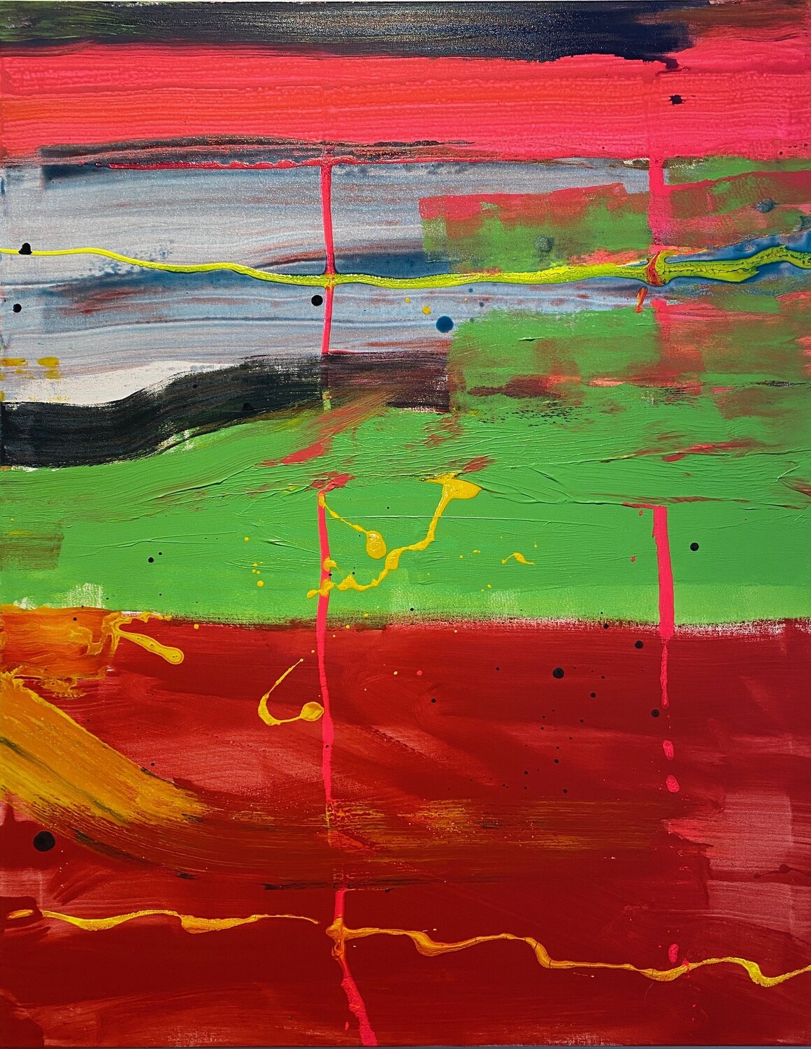Strokes red, yellow, blue, green. 4 David Utzon