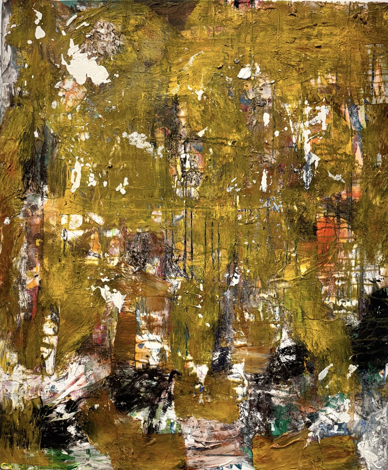 Pigment yellow and grey 1 David Utzon