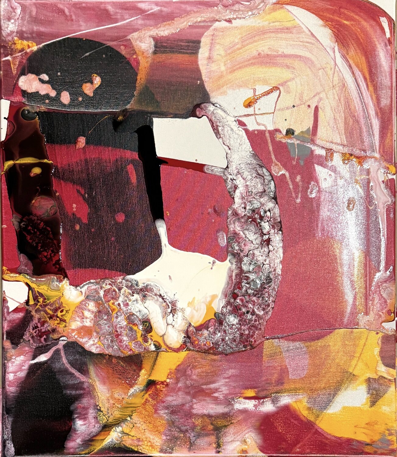 Strokes - red, black, yellow 3 David Utzon
